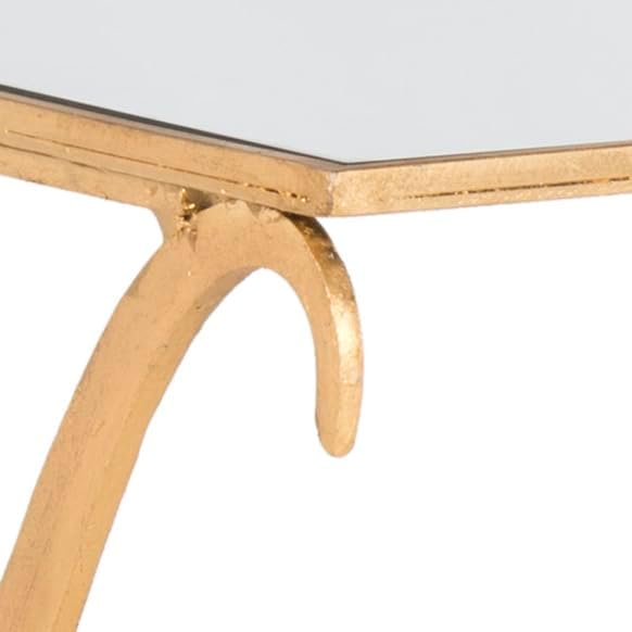 SAFAVIEH Home Collection Lavar Gold Coffee Table