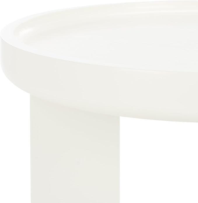 SAFAVIEH Home Collection Malyn Ivory Accent Table for Living Room, Bedroom, Home Office, Foyer