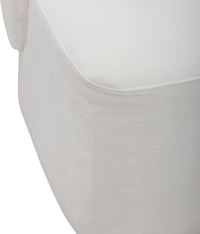 Liberty Furniture Accent Dining Chair with Castors - Rounded Arm - Ivory Upholstry