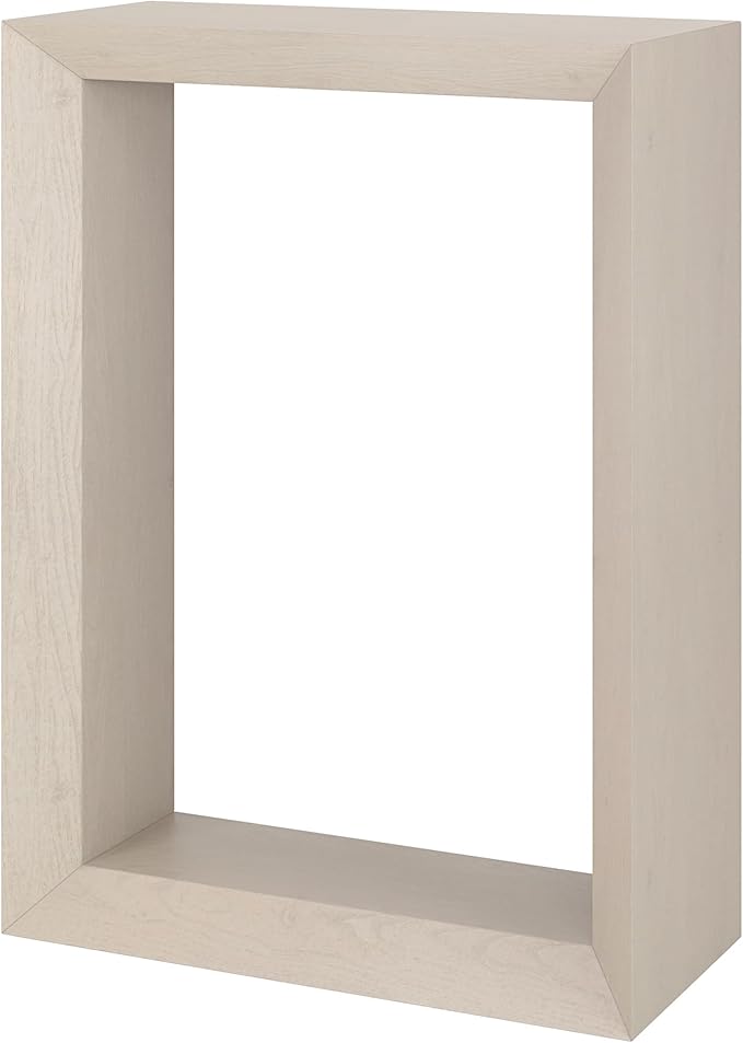Henn&Hart 22'' Wooden Rectangular Console Table Entryway Table, Sofa Table for Entryway, Living Room, Couch, Hallway, or Office, Alder White