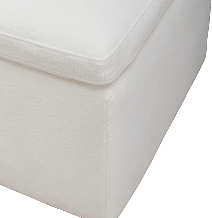 Liberty Furniture Accent Dining Chair with Castors - Squared Back - Ivory Upholstry