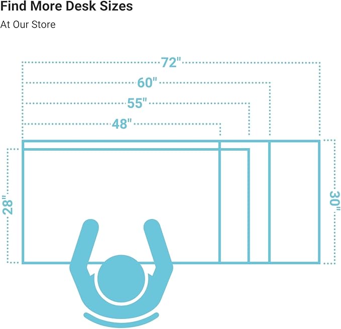 Progressive Desk Stand Up Height Adjustable Electric Standing Desk - 48" x 30" with Dual Motor, 3 Stages Sit Stand Table - Bright Beech, White Frame