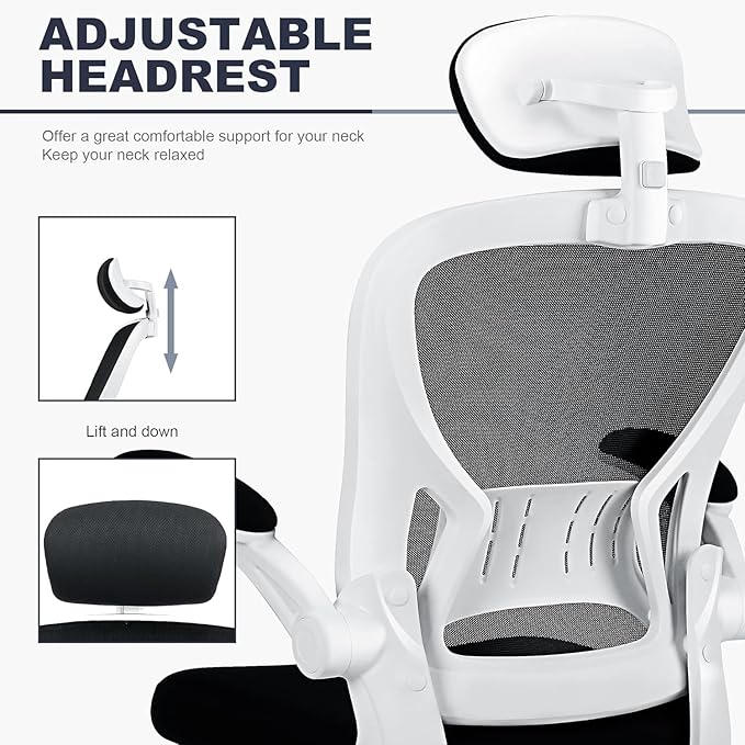 2 Pack Office Chair Ergonomic Desk Chair Comfort Adjustable Height with Wheels,Lumbar Support Mesh Swivel Computer Home Office Chair,Conference Room Chairs