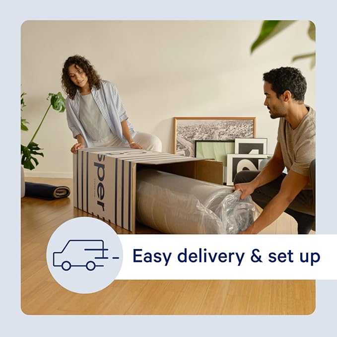 Casper Sleep Original Foam California King Mattress – Medium Firm Feel with Zoned Support – Motion Isolation – Breathable, Cooling Memory Foam – 100-Night Trial – CertiPUR-US
