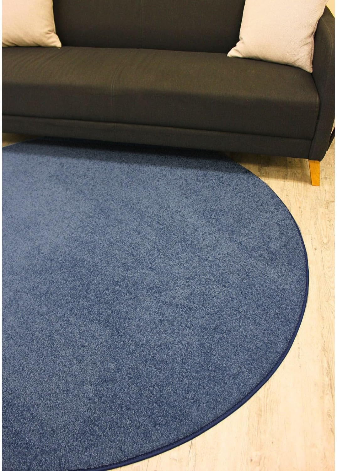 KOECKRITZ Soft and Colorful Kids Classroom Area Rugs (Passes Flammability Pill Test) Many Sizes and Bright Colors to Select from (8' x 12', Navy)