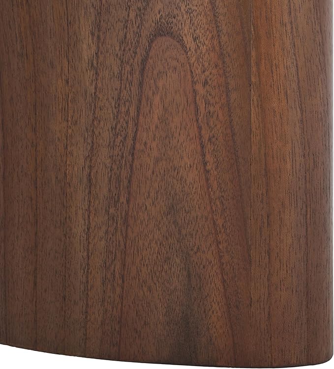 SAFAVIEH Couture Collection Barnard Walnut Oval Solid Wood Coffee Table
