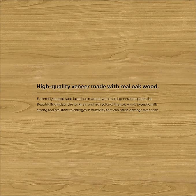 SIMPLIHOME Hunter Industrial 22 inch Wide Metal End Table in Oak Veneer for The Living Room and Bedroom