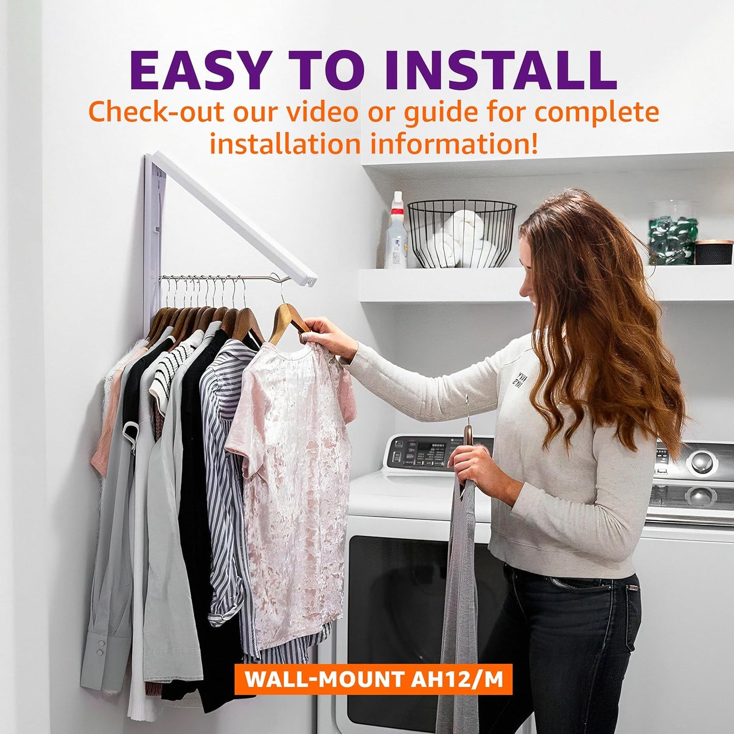 InstaHanger - The Original Collapsible Clothes Storage and Drying Rack