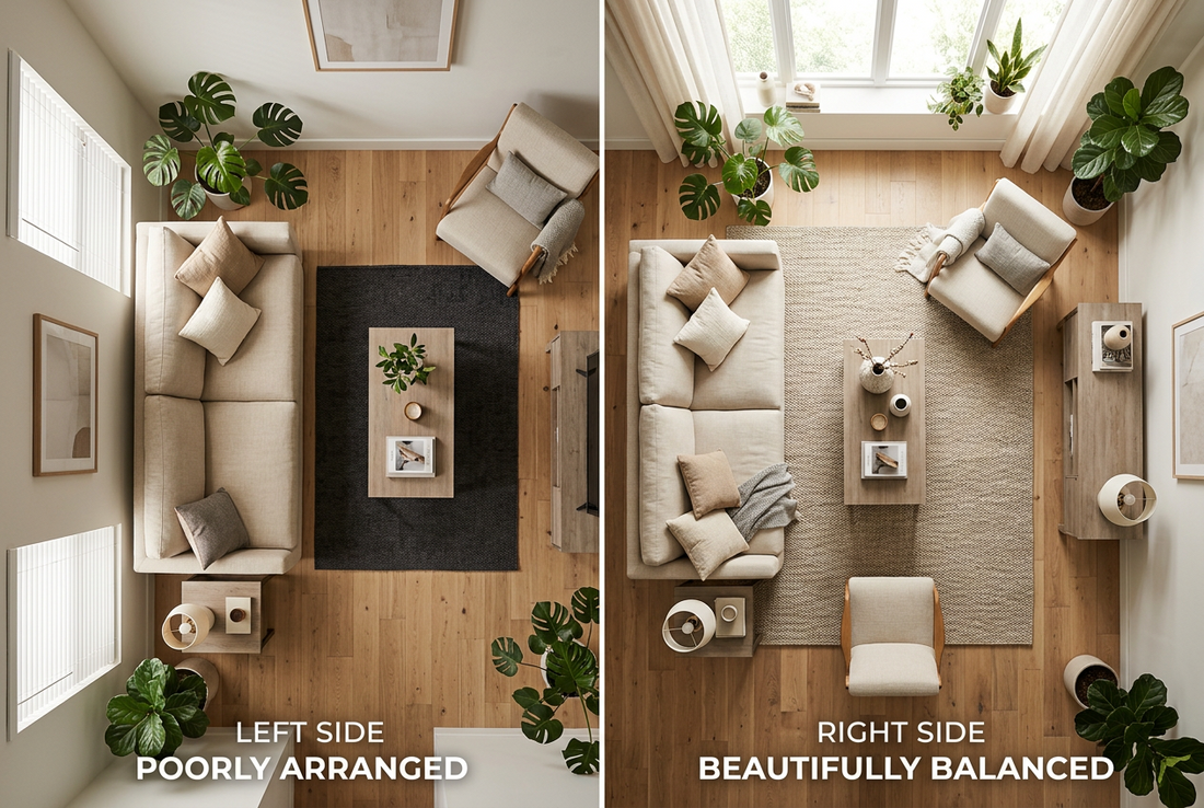 7 Furniture Layout Mistakes That Make a Beautiful Room Feel Uncomfortable