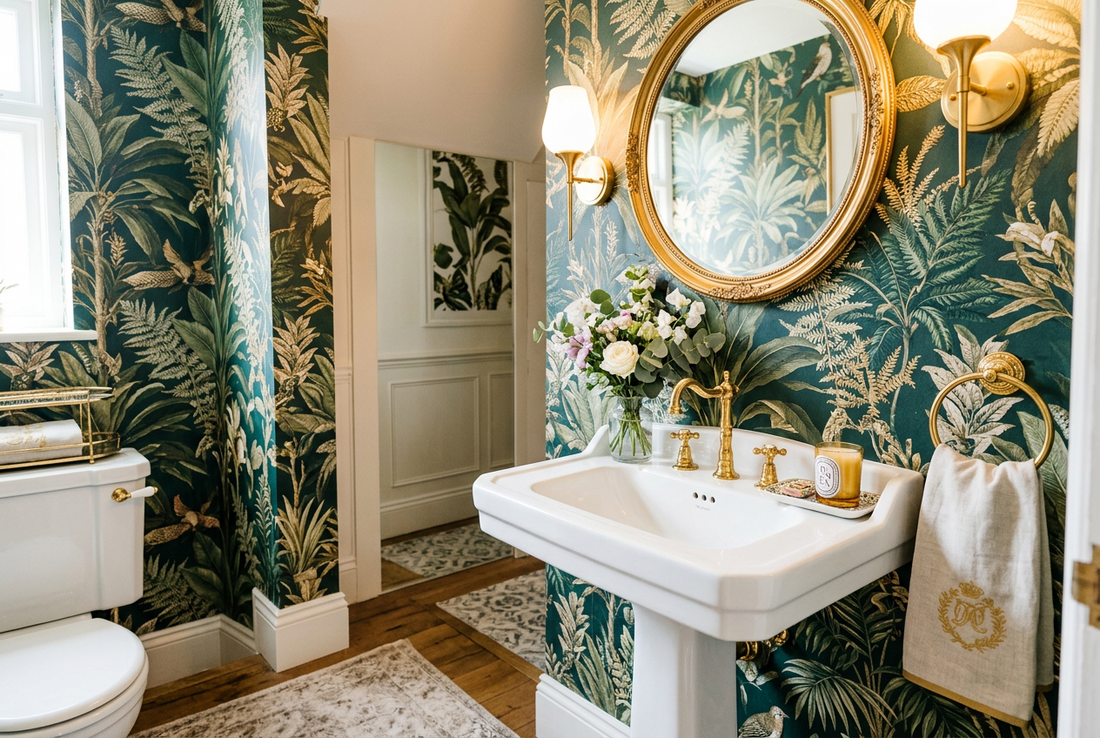 Elevating the Powder Room: Big Impact in a Small Space