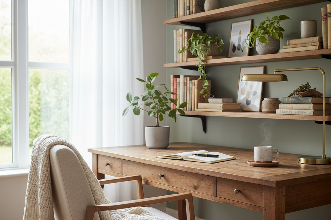 How to Create a Home Office That Feels Productive Without Feeling Corporate