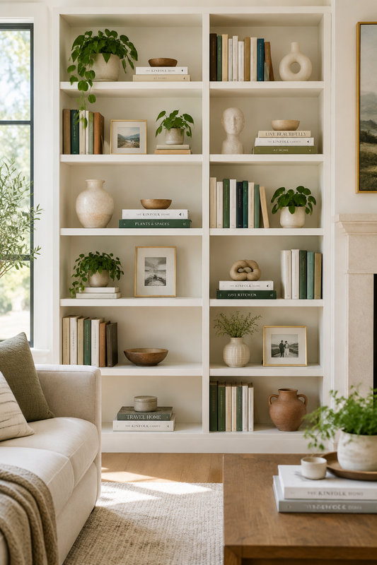 How to Style a Bookshelf Without Making It Feel Cluttered