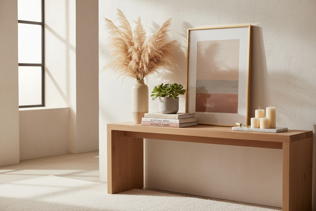 How to Style a Console Table Like a Pro: 4 Simple Steps