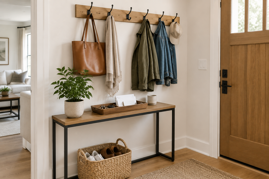 No Mudroom? No Problem: Creating an Entryway Drop Zone