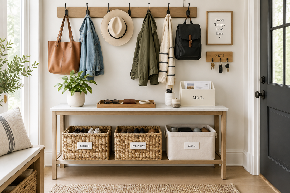 The Family Drop Zone: How to Stop Everyday Clutter at the Door