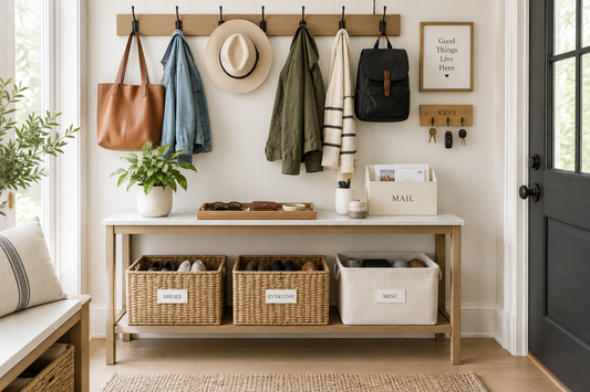 The Family Drop Zone: How to Stop Everyday Clutter at the Door