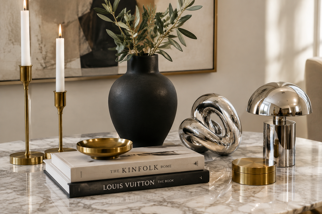 The Rules of Mixing Metals: Brass, Black, and Chrome