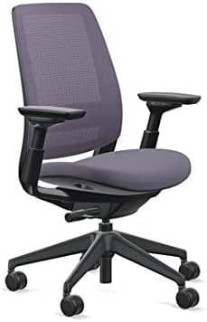 Steelcase Series 2 Office Chair, Graphite Frame, Cogent Connect Aubergine