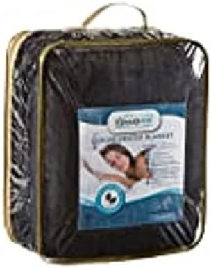 Beautyrest Heated Electric Blanket for Cold Weather, Fast Heating Heated Blanket, Auto Shut Off, Virtually Zero EMF, Multi Heat Setting, UL Certified, Black Queen (90 inx84 in)