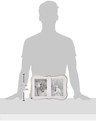 Kate Spade New York Gold Crown Point Double 5" X 7" Frame, 2.55 LB