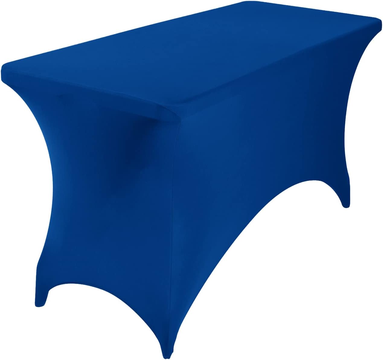 Spandex 4ft Waterproof Table Cover for Party,Wedding, Banquet, and Events(Classicbule)