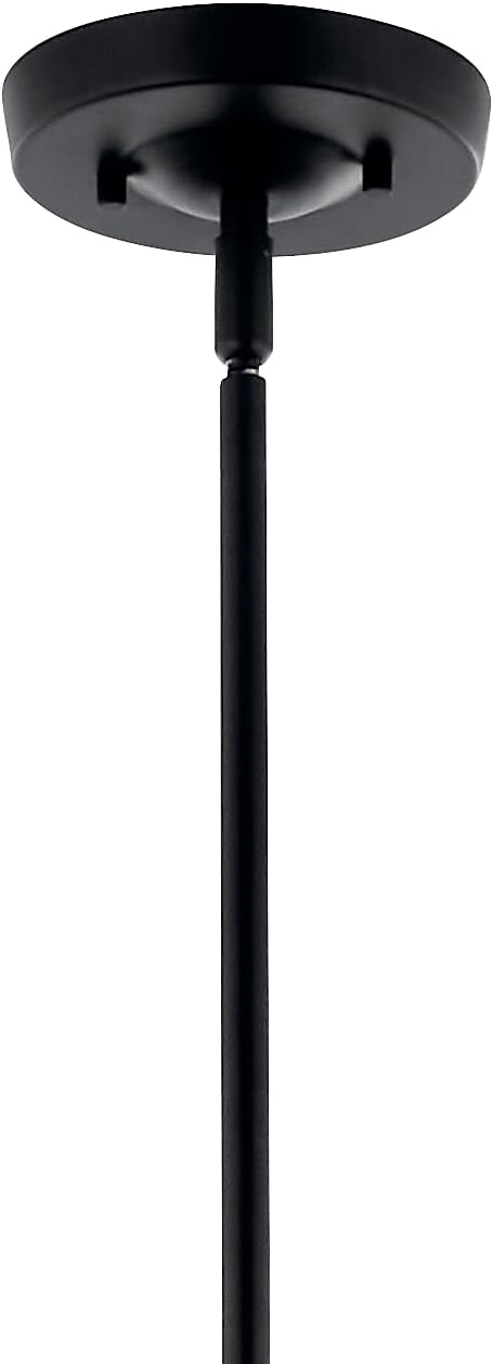KICHLER Livadia 8-Light Chandelier, Soft Modern-Light in Black, for Foyer, Great Room, or Vaulted Dining or Bedroom (47.75" x 47.75"), 52675BK