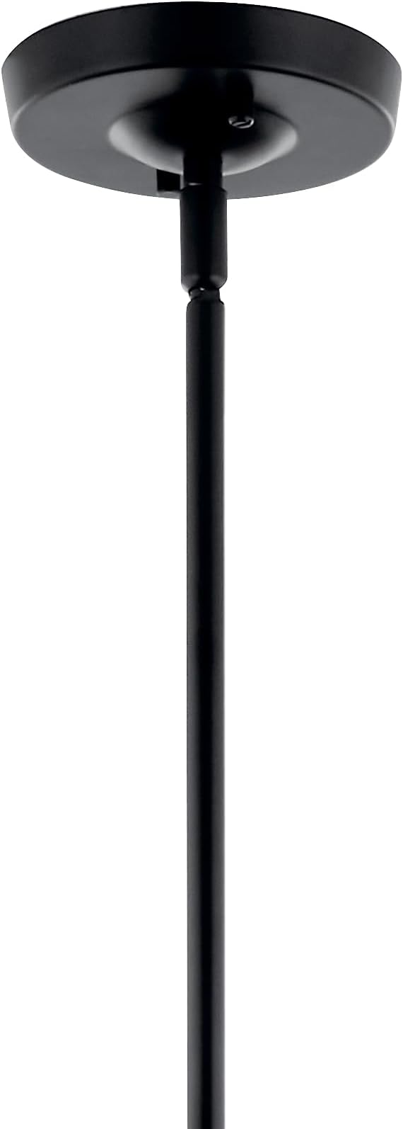 KICHLER Livadia 6-Light Chandelier, Soft Modern-Light in Black, for Foyer, Great Room, or Vaulted Dining or Bedroom (33.25" x 47.25"), 52674BK