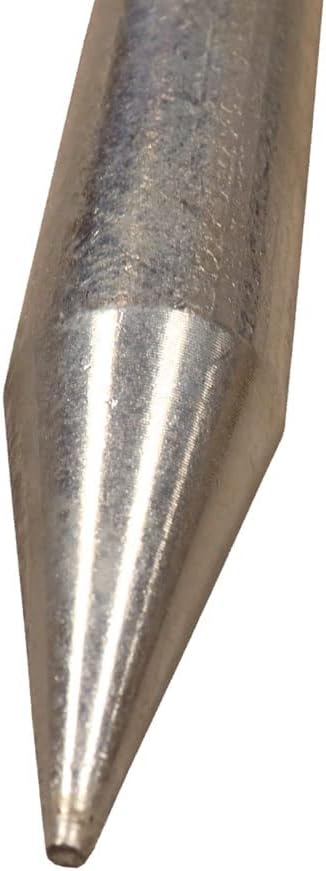 Moose Supply Steel Tent Stakes Heavy Duty Ground Stake, Metal Stakes to Anchor Commercial Inflatables, Outdoor Camping Canopy, Fence, Garden Tent Accessories, 1" Diameter x 18" Length, 10 Pack