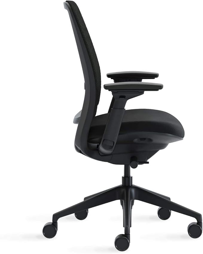 Steelcase Series 2 Office Chair, Graphite Frame, Cogent Connect Peacock, Hard Floor Casters