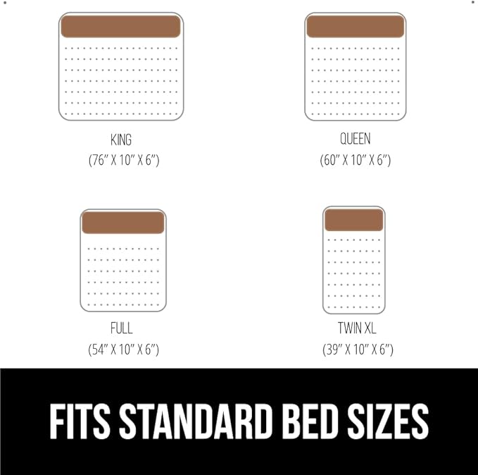 GORILLA GRIP Patent Pending Bed Wedge Pillow Headboard Gap Filler, US Designed, Comfortable Supportive High Density Foam Pillows, Stay in Place Gripping Dots, Wedges Between Mattress, Full Size Cream