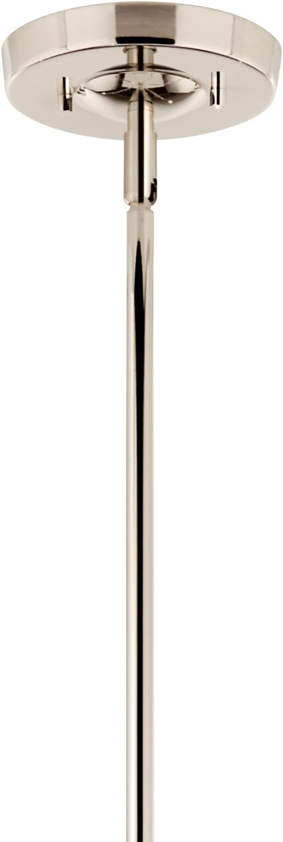 KICHLER Livadia 6-Light Chandelier, Soft Modern-Light in Polished Nickel, for Foyer, Great Room, or Vaulted Dining or Bedroom (33.25" x 47.25"), 52674PN