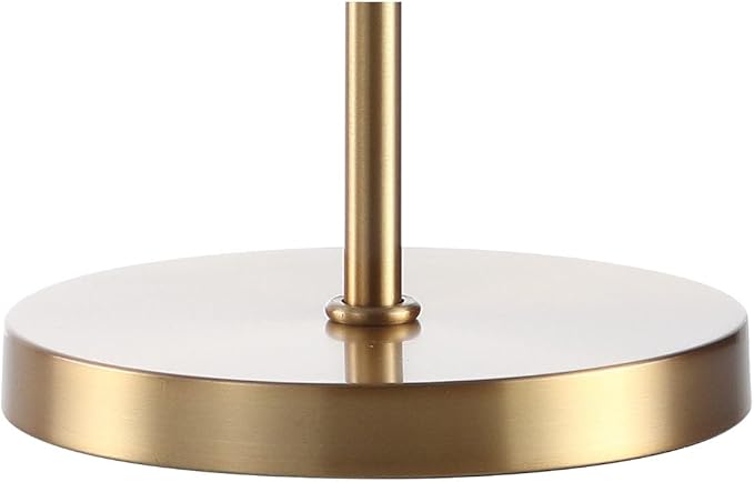 JONATHAN Y JYL9004B Buckingham 25" Crystal/Metal Table Lamp Modern Contemporary Bedside Desk Nightstand Lamp for Bedroom Living Room Office College Bookcase, Brass Gold