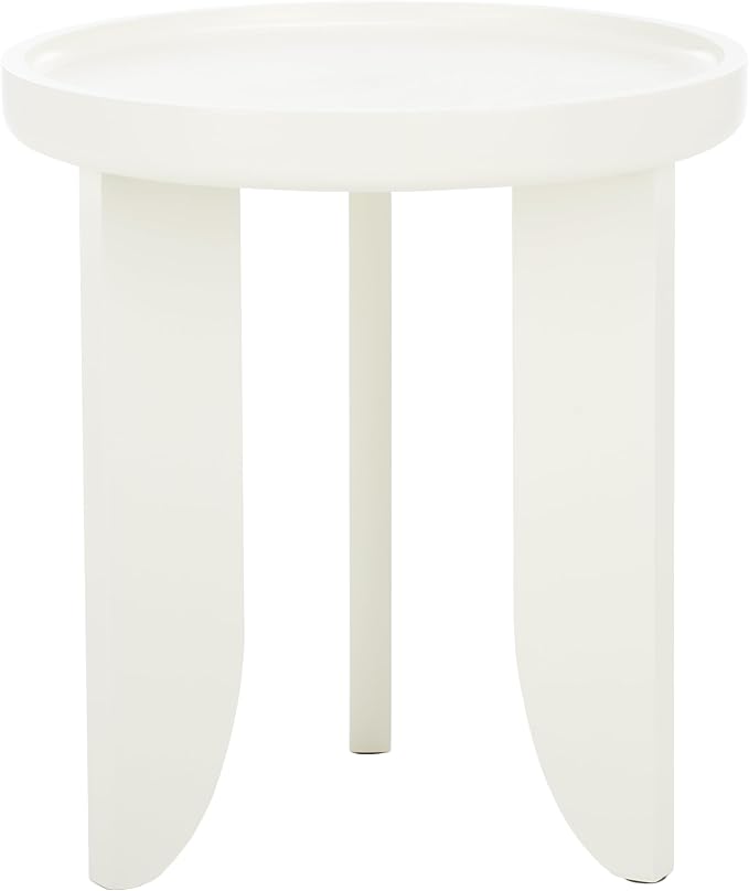 SAFAVIEH Home Collection Malyn Ivory Accent Table for Living Room, Bedroom, Home Office, Foyer