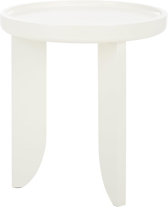 SAFAVIEH Home Collection Malyn Ivory Accent Table for Living Room, Bedroom, Home Office, Foyer
