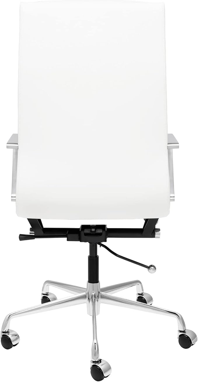 Laura Davidson Furniture SOHO II Tall Back Padded Management Chair (White)