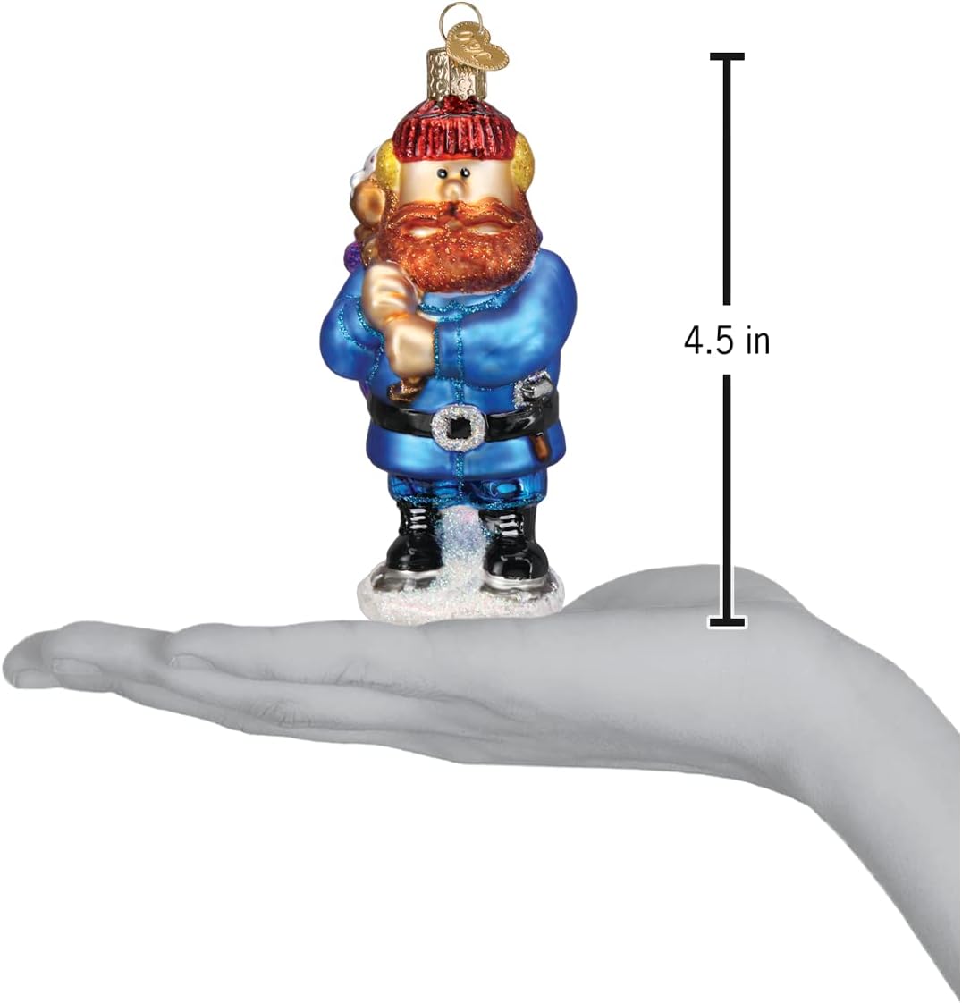 Old World Christmas Rudolph The Red-Nosed Reindeer Yukon Cornelius Glass Blown Ornament for Christmas Tree