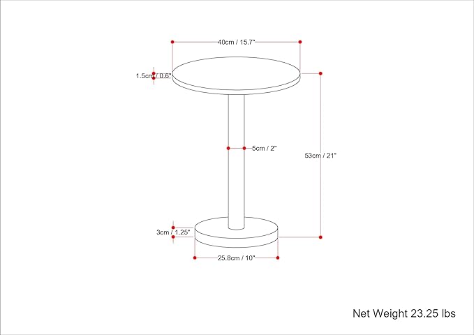 SIMPLIHOME Evans Side Table - 16 inch Wide Modern Metal Frame with White Marble Top in C-Shape Design, Contemporary Slide-Under Accent Stand or End Table for Living Room, Bedroom, or Office