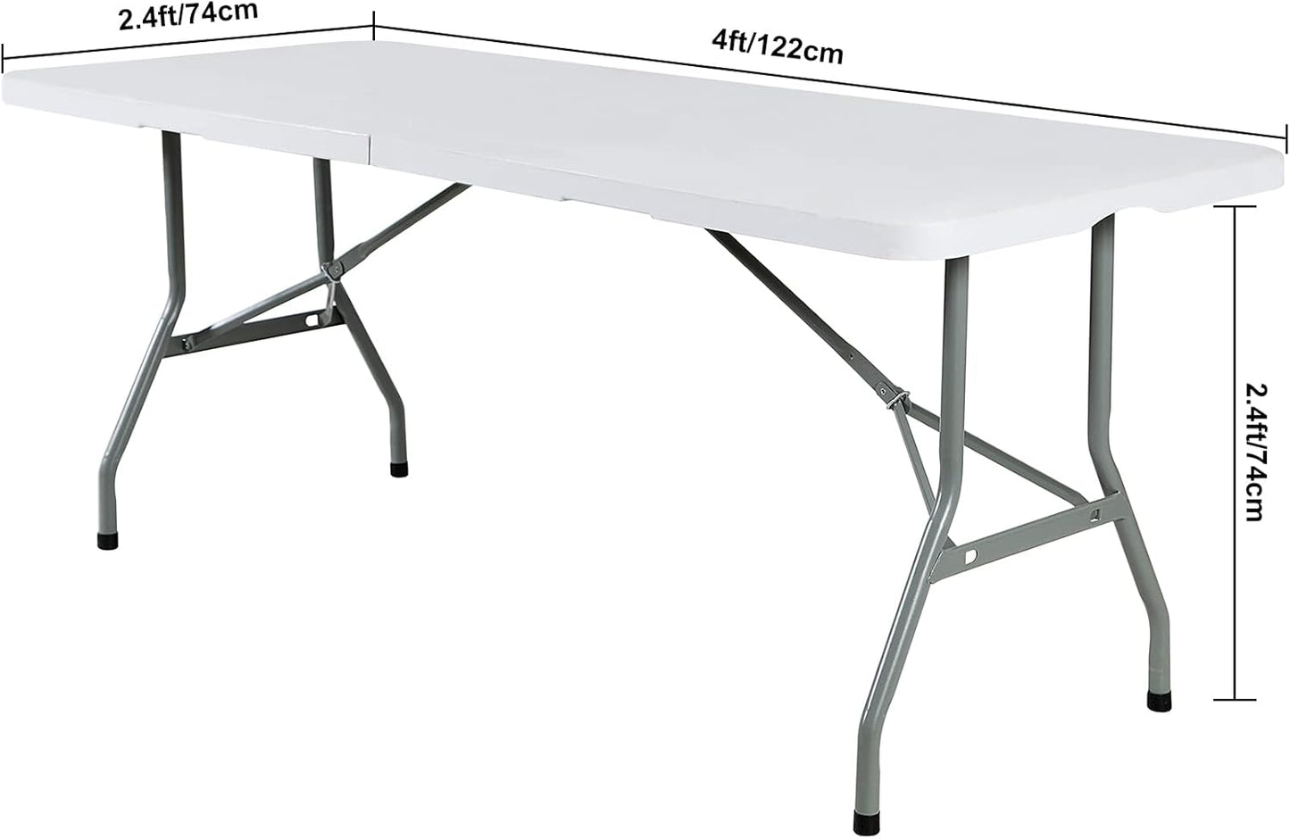 2Pack Spandex Waterproof Table Covers 4ft，Spandex 4ft Waterproof Table Cover for Party,Wedding, Banquet, and Events(Champagne)