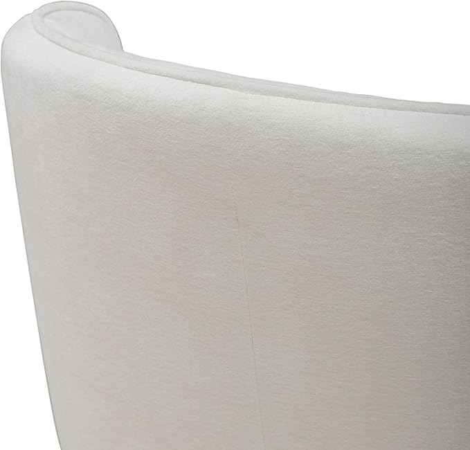 Liberty Furniture Accent Dining Chair with Castors - Rounded Arm - Ivory Upholstry