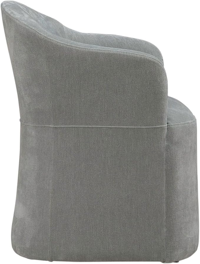 Liberty Furniture Accent Dining Chair with Castors - Squared Arm - Sapphire Upholstry