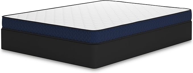 Signature Design by Ashley Full Size Firm 6 Inch Memory Foam Mattress, Super Soft Foam with Breathable Quilted Cover, Fiberglass Free, Mattress A Box, Adjustable Base Compatible, Limited Warranty