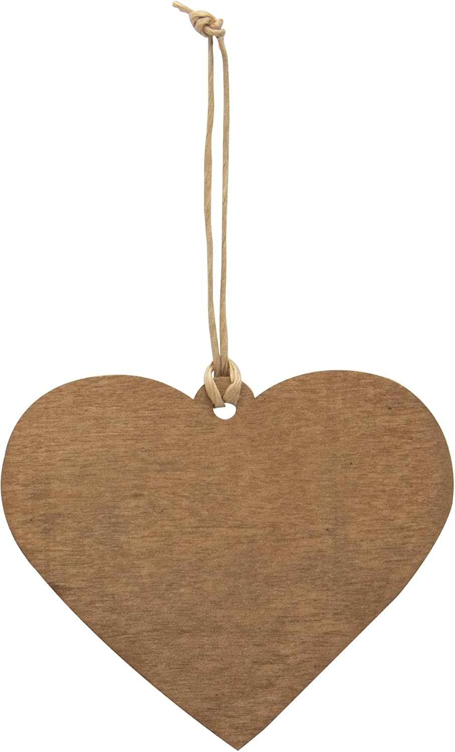 Wood Heart-Shaped 2.25" x 1.75" Photo Ornament - Pack of 10