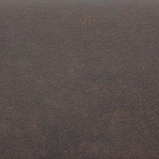 SIMPLIHOME Harrison 30 inch Wide Transitional Square Small Coffee Table Storage Ottoman in Distressed Brown Vegan Faux Leather, Assembled, for The Living Room and Bedroom