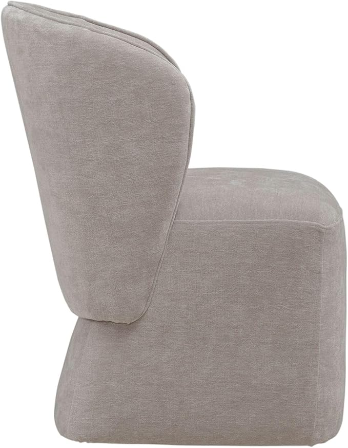 Liberty Furniture Accent Dining Chair with Castors - Rounded Arm - Truffle Upholstry