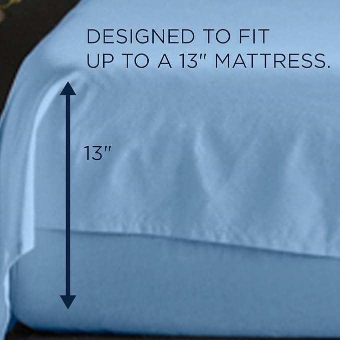 TEMPUR ProAir Sheet Set Blue Azure - Split Cal King