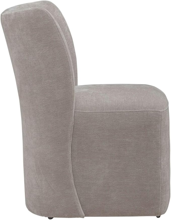 Liberty Furniture Accent Dining Chair with Castors - Rounded Back - Truffle Upholstry