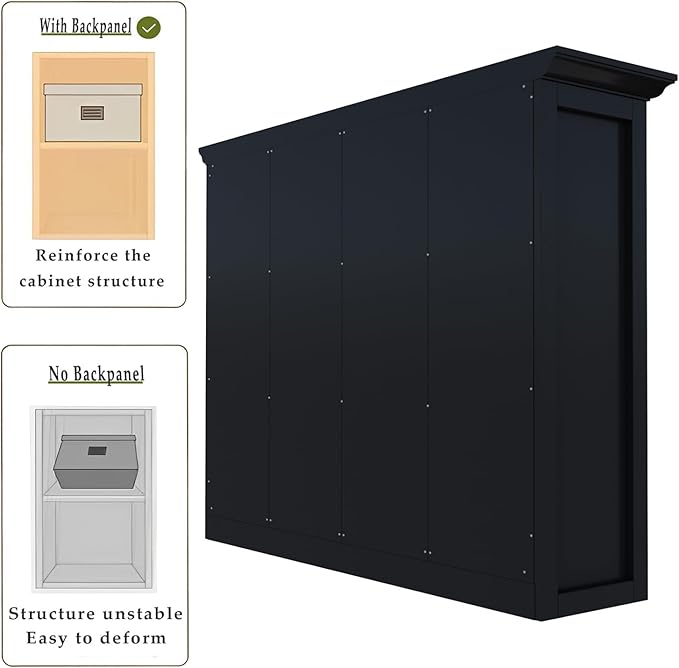 Cube Storage Bookcase with Base - Wooden 3 Tiers Floor Standing Open Shelf Cabinet for Home and Office, 12-Cube Lattice Bookshelf, Black