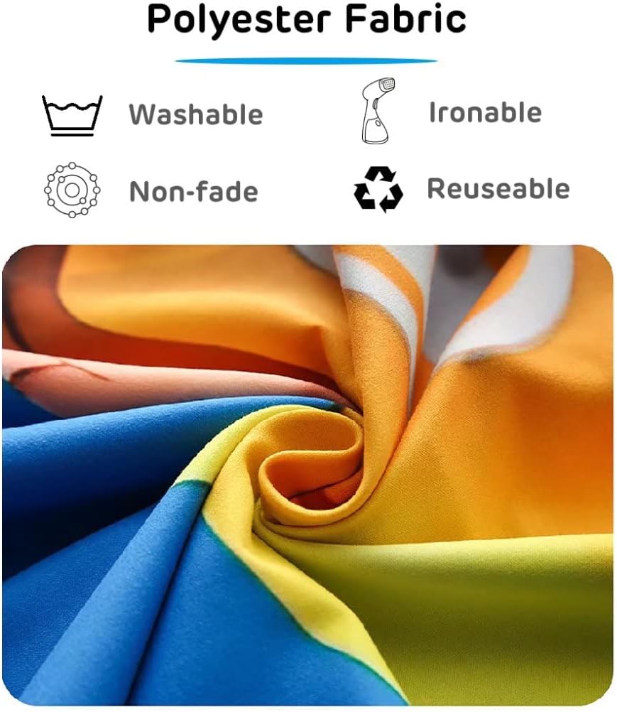 BELECO Tie Dye Tapestry Wall Hanging 80x60 Inch Fabric Tie Dye Color Texture Background Tapestry Groovy Sign Rainbow Tapestry Hippie Tie Dye Tapestries for Bedroom Living Room Dorm Decor