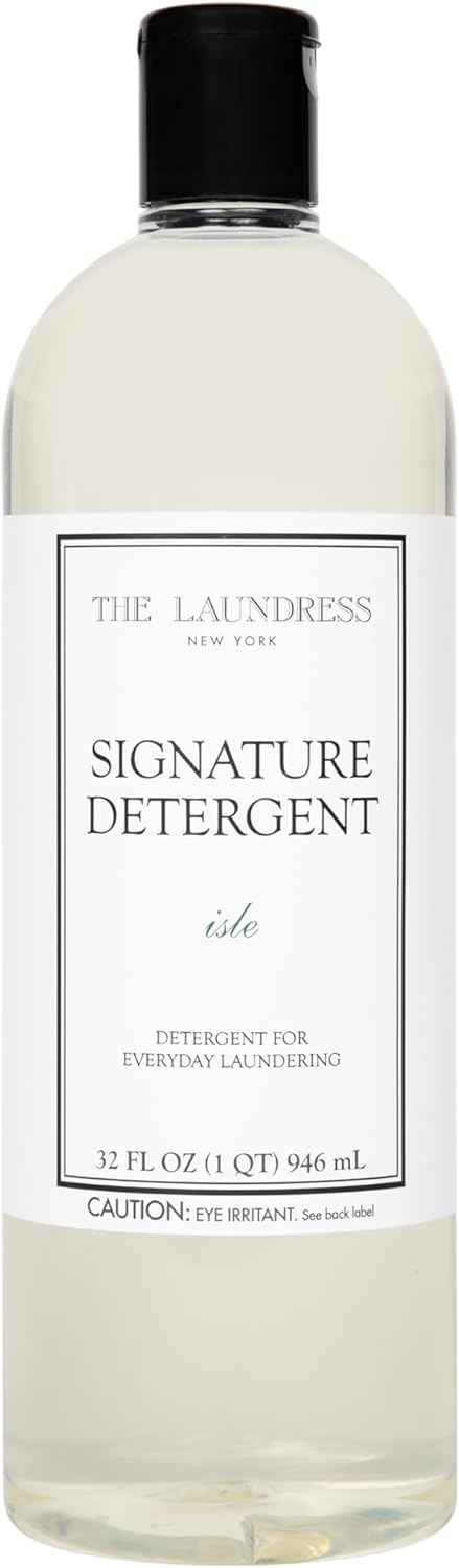 The Laundress Signature Isle Detergent, Coastal Inspired Scent, Concentrated Laundry Detergent Liquid, Tough on Stains, Isle Scent, 32 oz.