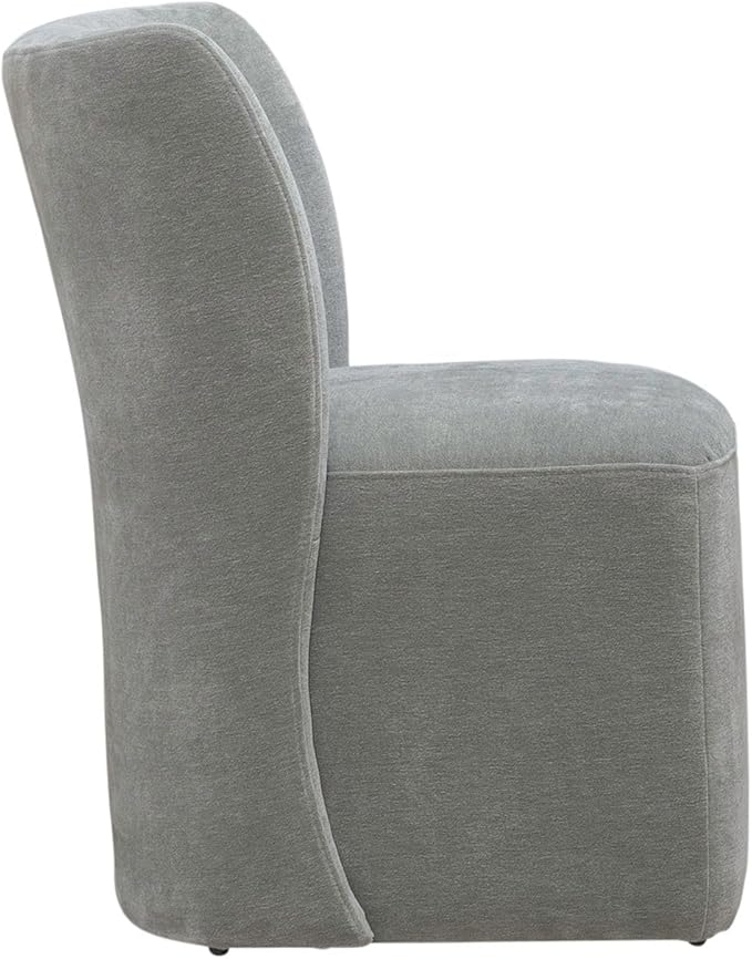 Liberty Furniture Accent Dining Chairs with Castors - Rounded Back - Sapphire Upholstry - Set of Four